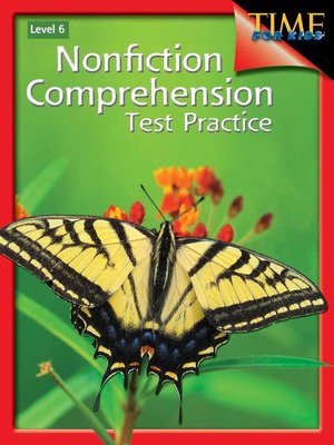 cover image of Nonfiction Comprehension Test Practice Level 6